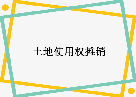土地使用权摊销