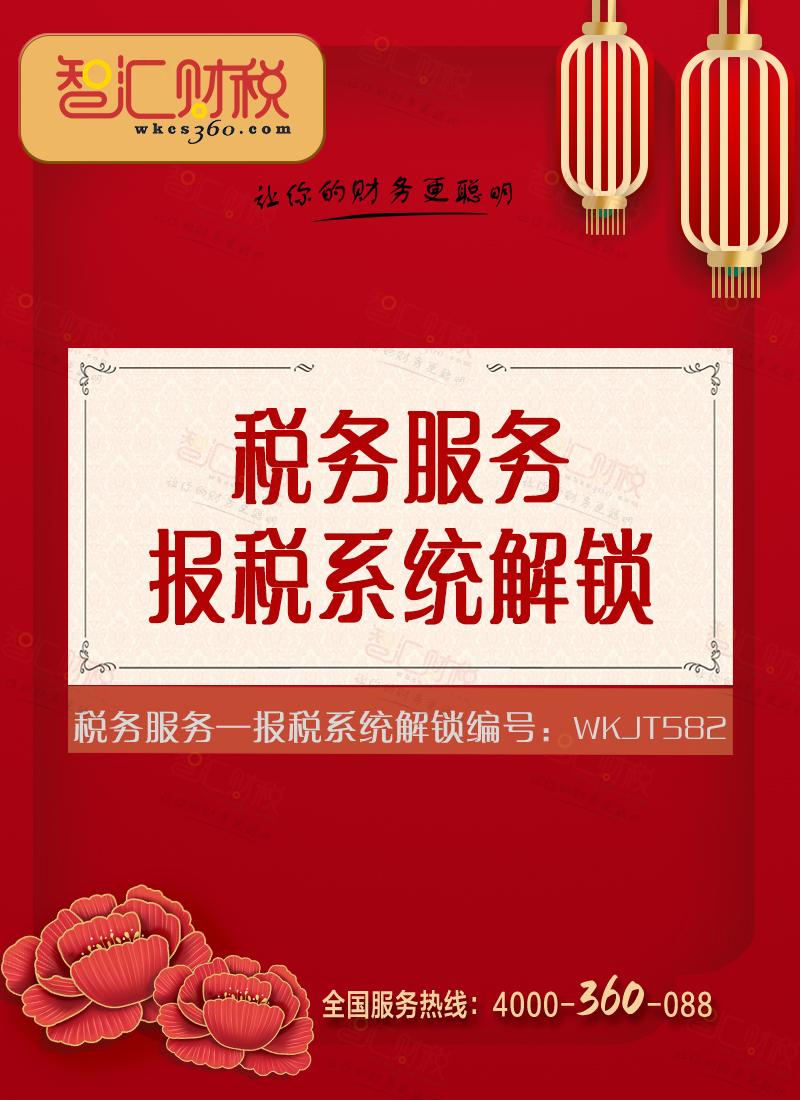 报税系统解锁