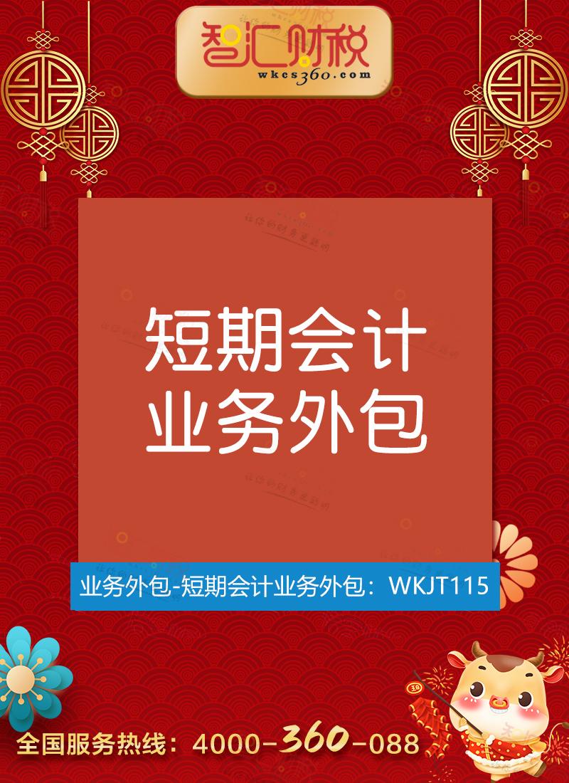 短期会计业务外包