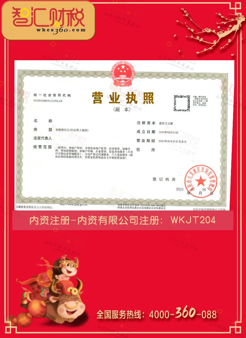 内资有限公司注册