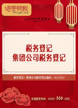 集团公司税务登记
