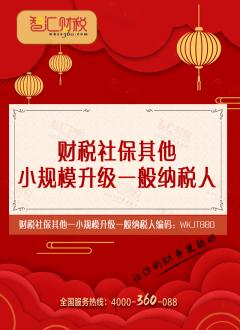 小规模升级一般纳税人